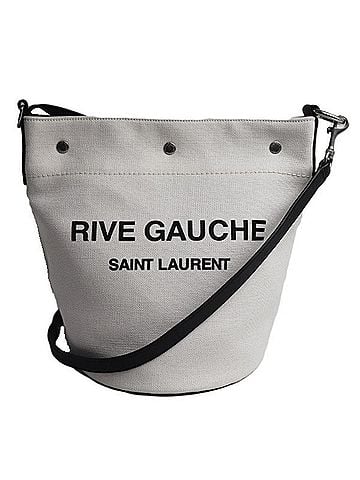 Yves Saint Laurent YVES SAINT LAURENT RIVE GAUCHE Shoulder Bag White Black 669299-faaaz-9024 Women's (view 1)