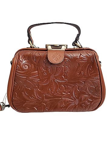 Patricia Nash Gracchi Florence Tooled Leather Crossbody Bag (view 2)