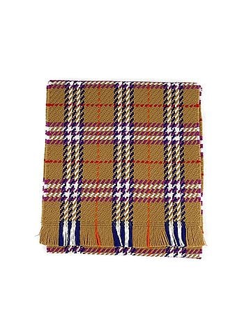 Burberry Women's Antique Multicolour Vintage Check Extra Fine Merino Wool Scarf (view 2)