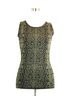 Gucci 100% Wool Solid Green Women's Green Wool Small Python Printed Blend Tank Top Size S - photo 1