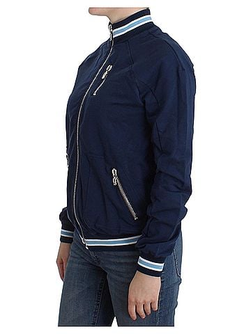 John Galliano Blue zip cotton Women's cardigan (view 2)