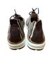 otBt 100% Leather Animal Print White Brown Sneakers Size 9 1/2 - photo 9