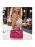 Bebe Solid Pink Satchel One size - photo 7