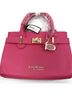 Bebe Solid Pink Satchel One size - photo 3