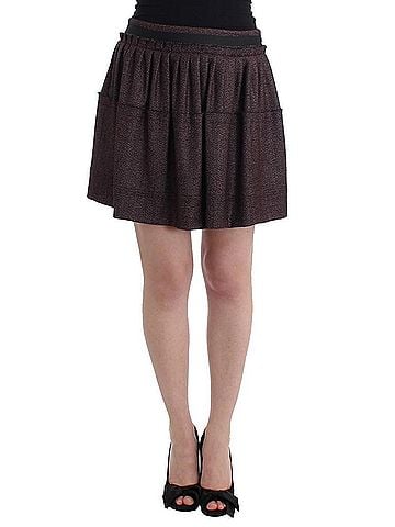GF Ferre Purple Short Flannel Women's Skirt (view 1)