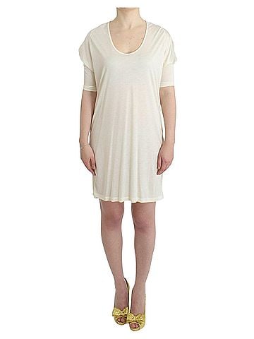 Costume National White modal tube Women's dress (view 1)