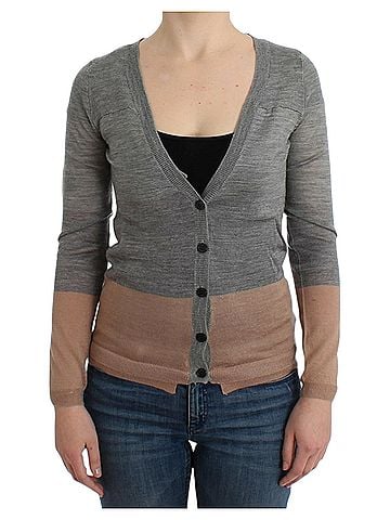 Costume National Gray lightweight Women's cardigan (view 1)