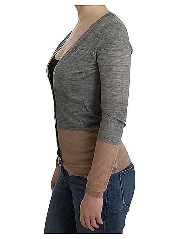 Costume National Gray lightweight Women's cardigan (view 2)