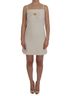 Dolce & Gabbana Basic 100% Wool Solid White White Wool Stretch Brooch Shift Women's Dress Size XL - photo 1