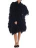 Dolce & Gabbana Basic 100% Wool Solid Black Black Fringes Wool Pullover Women's Sweater Size S - photo 1