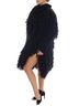 Dolce & Gabbana Basic 100% Wool Solid Black Black Fringes Wool Pullover Women's Sweater Size S - photo 2