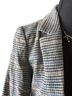 Madewell 52% Wool 30% Polyester 17% Viscose 1% Elastane 100% Polyester Plaid Brown Gray Blazer Size S - photo 2