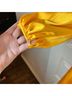 Mac Duggal 100% Polyester Solid Gold Yellow Cocktail Dress Size 4 - photo 8