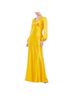 Mac Duggal 100% Polyester Solid Gold Yellow Cocktail Dress Size 4 - photo 1