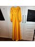 Mac Duggal 100% Polyester Solid Gold Yellow Cocktail Dress Size 4 - photo 3