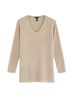 Eileen Fisher 100% Cotton Tan Pullover Sweater Size L - photo 2