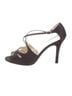 L.K. Bennett 100% Satin Solid Black Heels Size 7 - photo 3