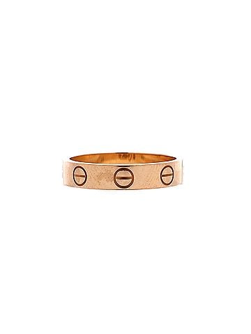 Cartier Love Wedding Band Ring 18K Rose Gold (view 1)
