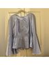 Milly Stripes Blue White T-Shirt Size 0X - photo 7
