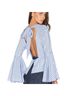 Milly Stripes Blue White T-Shirt Size 0X - photo 2