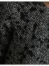Dolce & Gabbana Basic 100% Silk Solid Black Black Chevron Polyester Shift Mini Women's Dress Size S - photo 4