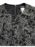 Dolce & Gabbana Basic 100% Silk Solid Black Black Chevron Polyester Shift Mini Women's Dress Size S - photo 5