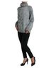 Dolce & Gabbana Basic 100% Wool Solid Gray Gray Cashmere Turtle Neck Pullover Women's Sweater Size S - photo 2