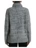 Dolce & Gabbana Basic 100% Wool Solid Gray Gray Cashmere Turtle Neck Pullover Women's Sweater Size S - photo 3