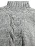 Dolce & Gabbana Basic 100% Wool Solid Gray Gray Cashmere Turtle Neck Pullover Women's Sweater Size S - photo 6