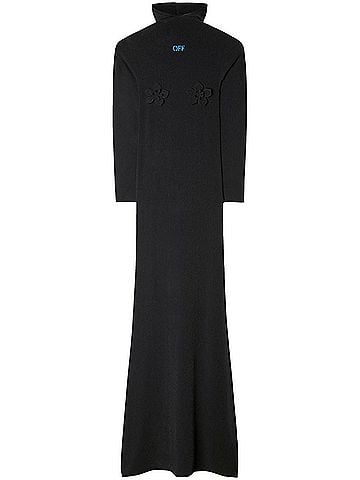 OFF-WHITE Women's High-Neck Long Dress (view 1)