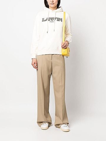 Lanvin Women's Logo Cotton Hoodie (view 2)