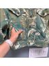 Mother Tropical Green Denim Jacket Size XS - photo 9