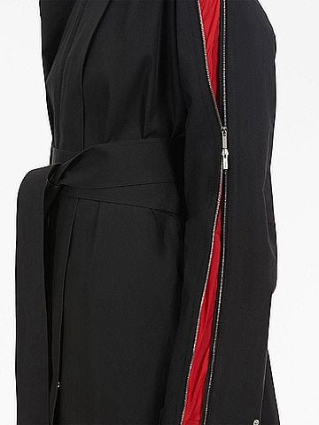 Salvatore Ferragamo Women's Zip-Detail Cotton Belted Trench Coat (view 2)
