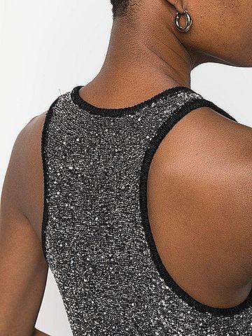 Fabiana Filippi Women's Sequin Tank Top (view 2)