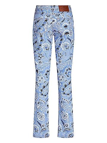 ETRO Women's Bandana-Print Skinny Jeans (view 2)