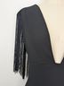 Symphony 100% Poly Solid Black Cocktail Dress Size M - photo 5