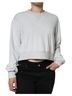 Dolce & Gabbana Basic 100% Nylon Solid White White Nylon Stretch Crew Neck Pullover Women's Sweater Size S - photo 1