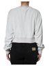 Dolce & Gabbana Basic 100% Nylon Solid White White Nylon Stretch Crew Neck Pullover Women's Sweater Size S - photo 3