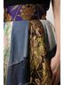Dolce & Gabbana Basic 100% Silk Solid Multi Color Multicolor Patchwork High Waisted Midi Women's Skirt Size XS - photo 4