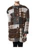 Dolce & Gabbana Basic 100% Cotton Solid Multi Color Multicolor Patchwork Button Down Women's Jacket Size L - photo 1