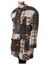 Dolce & Gabbana Basic 100% Cotton Solid Multi Color Multicolor Patchwork Button Down Women's Jacket Size S - photo 2