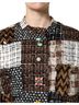 Dolce & Gabbana Basic 100% Cotton Solid Multi Color Multicolor Patchwork Button Down Women's Jacket Size S - photo 5