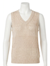 Lyssé Brown Women's Bria Sequined Shell Top in Beige Size XL - photo 1