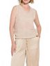 Lyssé Brown Women's Bria Sequined Shell Top in Beige Size XL - photo 2