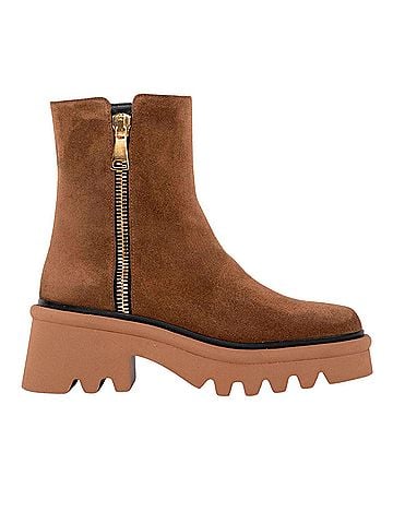 Homers Women's Lys Heeled Ankle Boot in Crosta Sandalo (view 1)