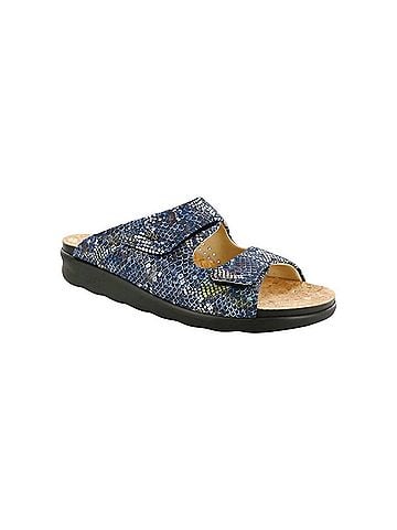 SAS Women's Cozy Sandals in Multisnake Navy (view 1)