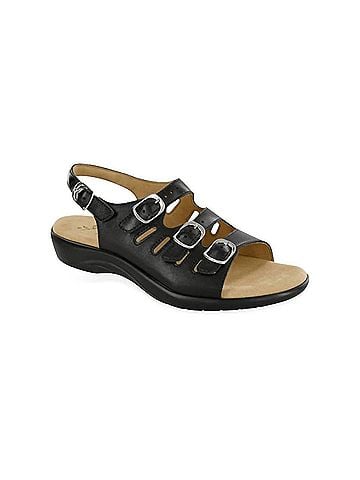 SAS Women's Mystic Sandal in Black (view 1)
