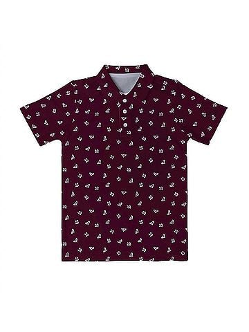 Vive La Fete Kid's Texas A&M Logo Polo 4 Mo in Red (view 1)