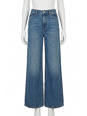 Favorite Daughter Mischa Wide Leg Shortie Jean in Campbell (view 1)