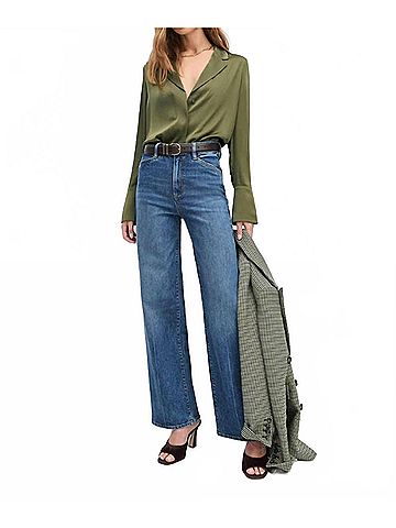 Favorite Daughter Mischa Wide Leg Jean in Campbell (view 2)